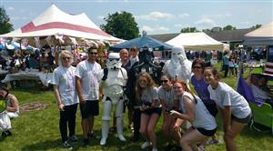 Patterson Rec Relay for Life Team with the Storm Troopers 2017