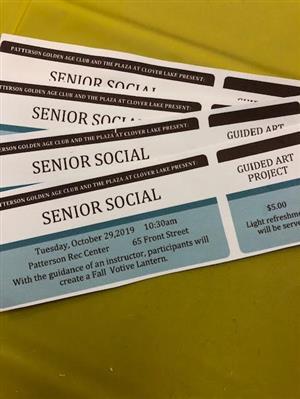 Senior Social - October 29, 2019