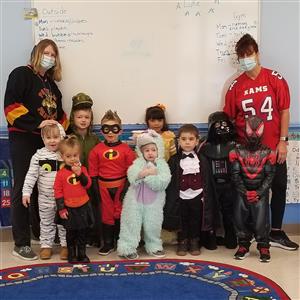 Happy Halloween from Patterson Rec's Pre-K 2020