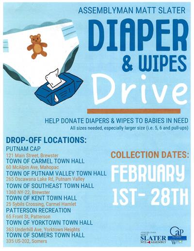 Diaper and Wipes Drive