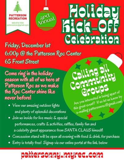 Town Of Patterson Recreation Parks Holiday Kickoff Celebration town-of-patterson-recreation-parks-holiday-kickoff-celebration