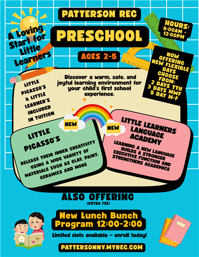 Pre K & Lunch Bunch Programs