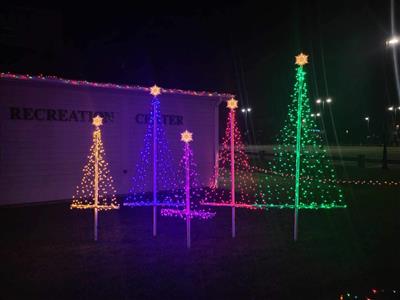 Holiday Kickoff decorations